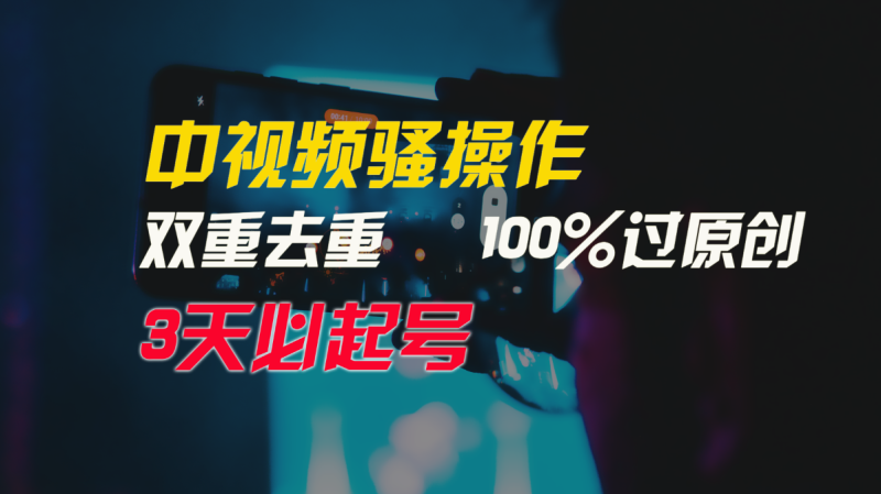 图片[1]-（9649期）中视频骚操作，双重去重100%过原创，3天比必起号，简单无脑，月入3W+-大松资源网