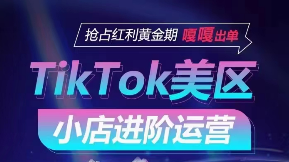 图片[1]-TikTok Shop美区小店进阶运营，快速掌握各流量渠道玩法，抢占红利黄金期，嘎嘎出单-大松资源网