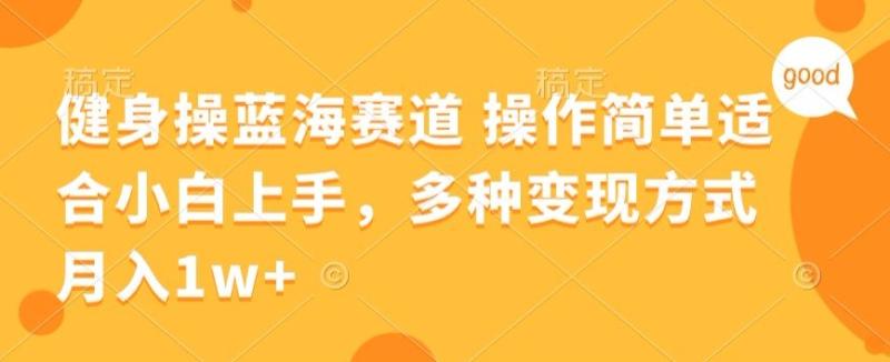 图片[1]-健身操蓝海赛道 操作简单 适合小白上手，多种变现方式，月入1W+【揭秘】-大松资源网