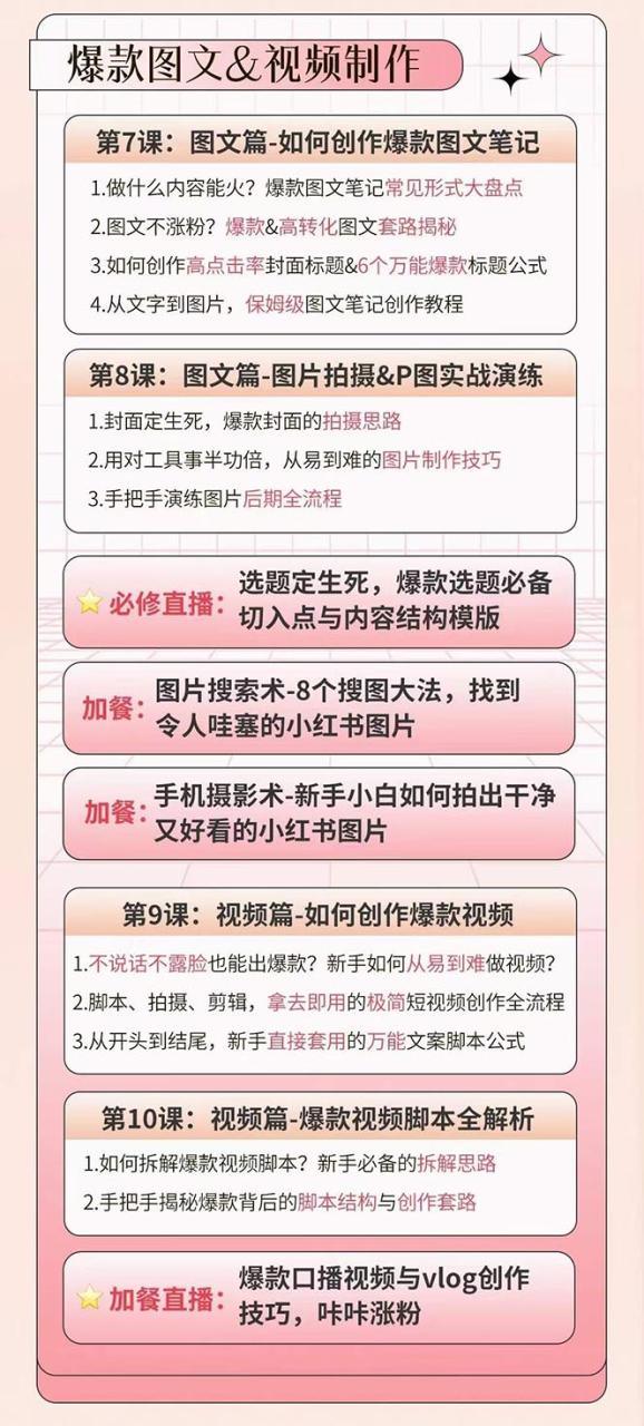 图片[4]-（10666期）小红书特训营12期：从定位 到起号、到变现全路径带你快速打通爆款任督二脉-大松资源网