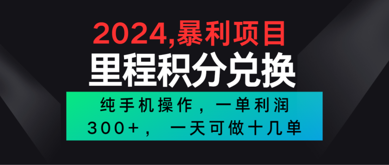 图片[1]-2024最新项目，冷门暴利市场很大，一单利润300+，二十多分钟可操作一单，可批量操作-大松资源网