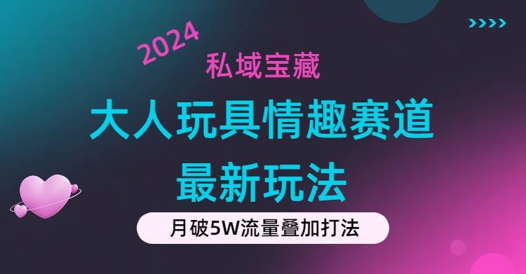 图片[1]-（11541期）私域宝藏：大人玩具情趣赛道合规新玩法，零投入，私域超高流量成单率高-大松资源网