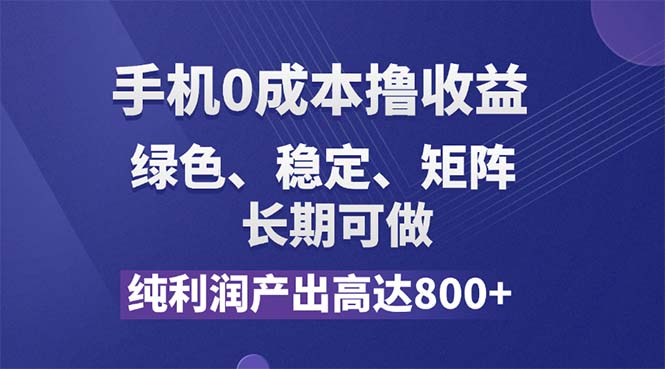 图片[1]-（11976期）纯利润高达800+，手机0成本撸羊毛，项目纯绿色，可稳定长期操作！-大松资源网