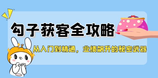 图片[1]-（12247期）从入门到精通，勾子获客全攻略，业绩飙升的秘密武器-大松资源网