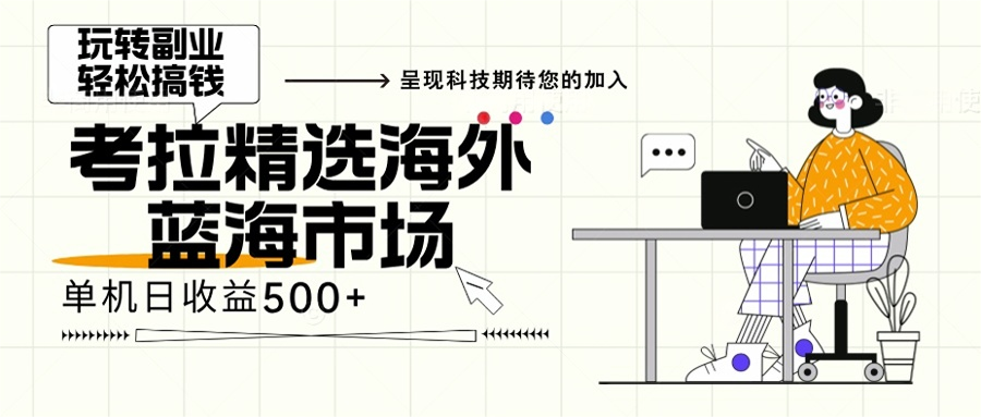 图片[1]-（13191期）海外全新空白市场，小白也可轻松上手，年底最后红利-大松资源网