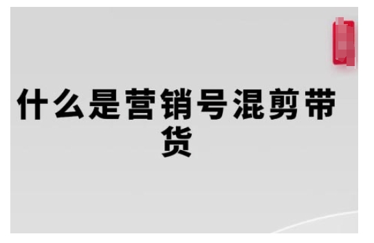 图片[1]-营销号混剪带货，从内容创作到流量变现的全流程，教你用营销号形式做混剪带货-大松资源网