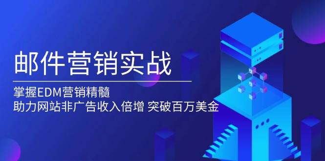 图片[1]-邮件营销实战，掌握EDM营销精髓，助力网站非广告收入倍增，突破百万美金-大松资源网